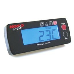 digitale toerenteller+km-teller+temp Koso